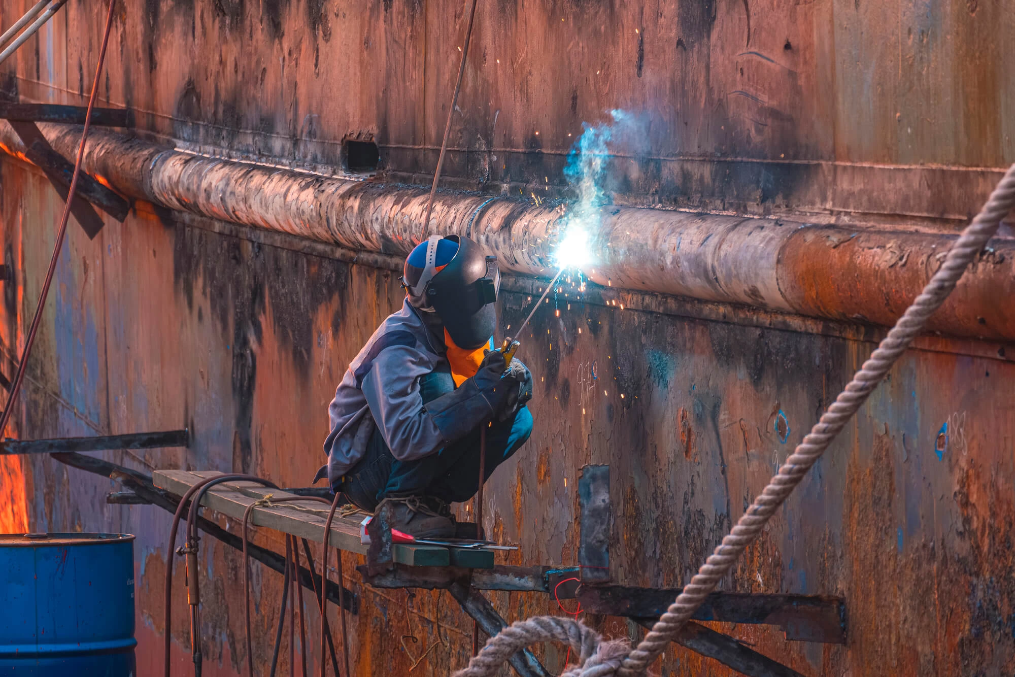 Cuál es el tiempo de construcción de un navío